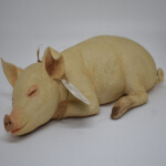 Country Artists Natural World piglet lying down